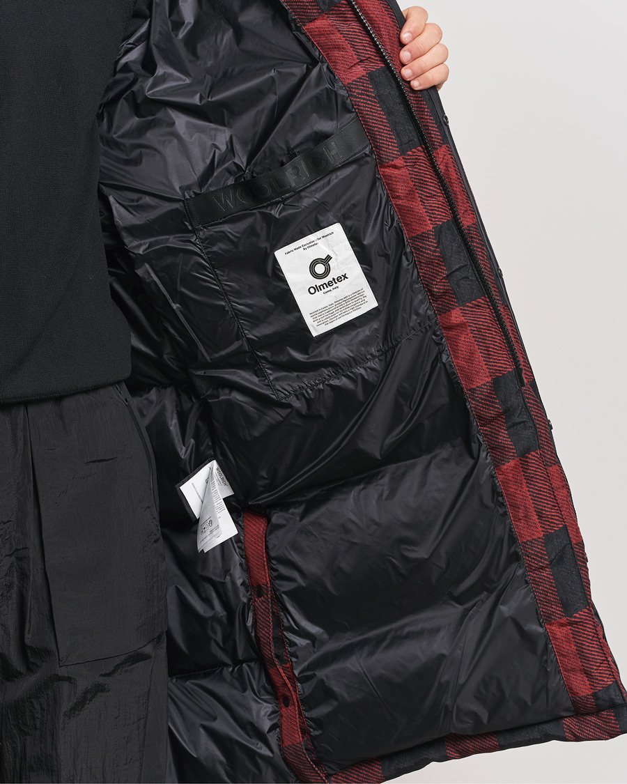 Hombres | Abrigos y chaquetas | Woolrich | Quilted Check Parka by Todd Snyder Red/Black