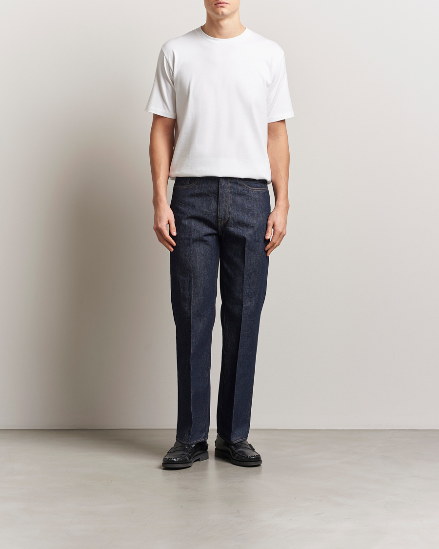 Hombres | Camisetas | Auralee | Luster Plating T-Shirt White