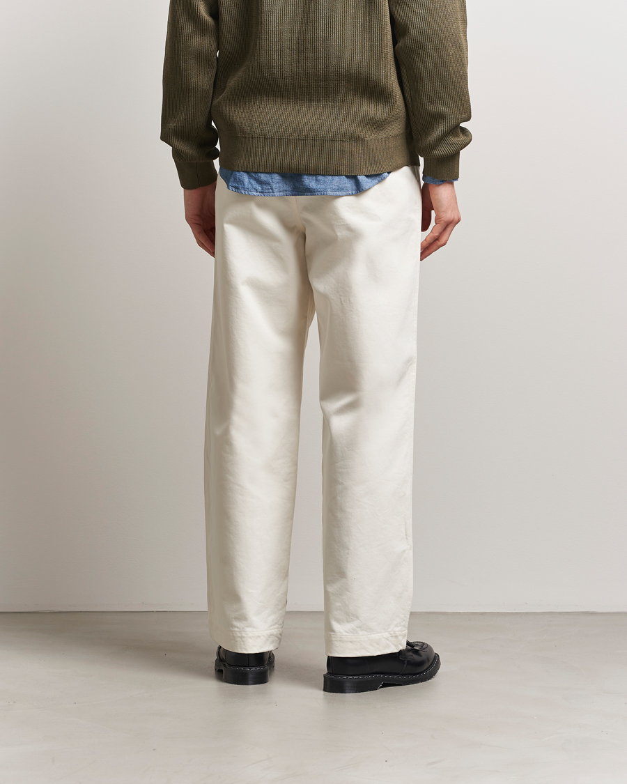 Hombres | Pantalones | Auralee | Washed Finx Chinos Ivory