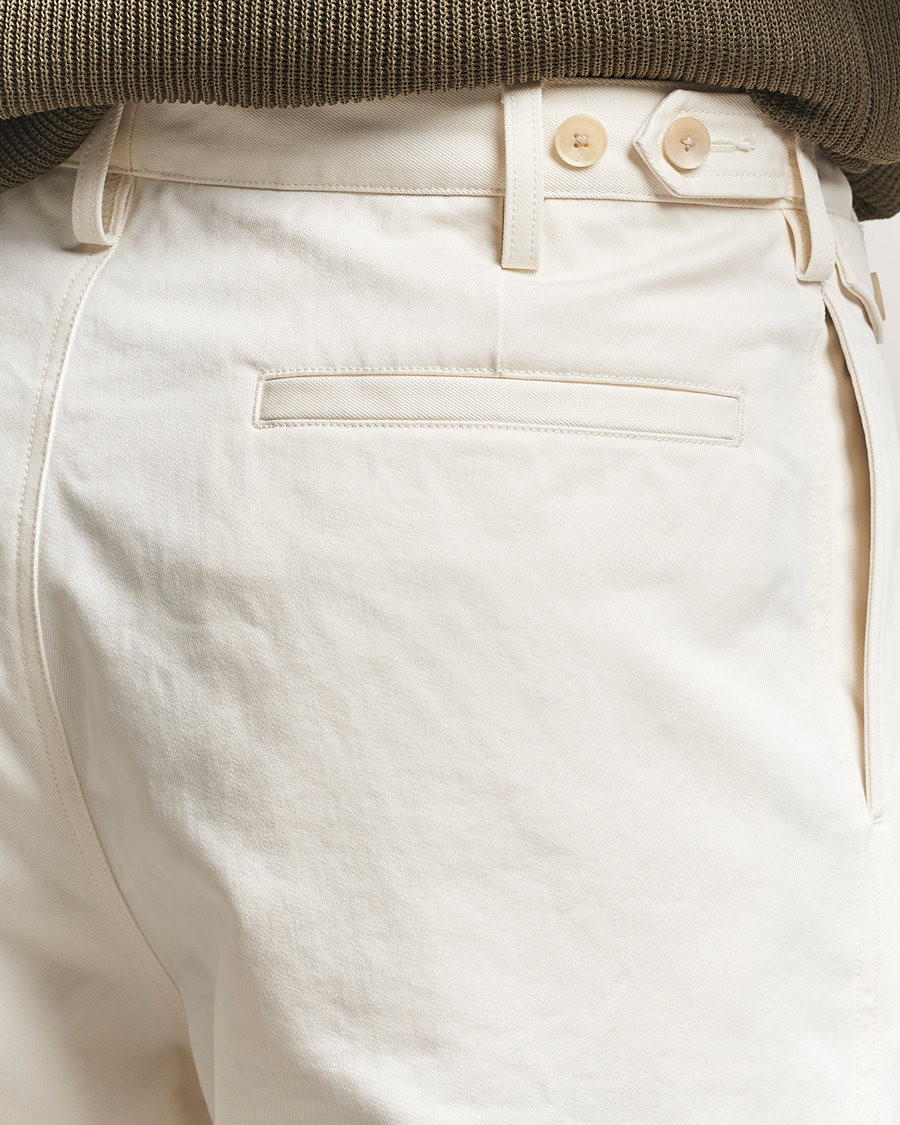 Hombres | Pantalones | Auralee | Washed Finx Chinos Ivory