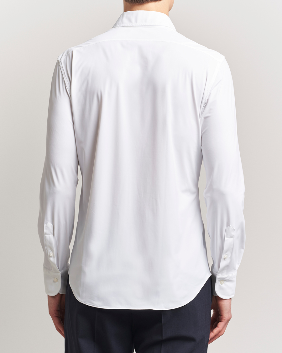 Hombres | Camisas | Grigio | Jersey Stretch Shirt White