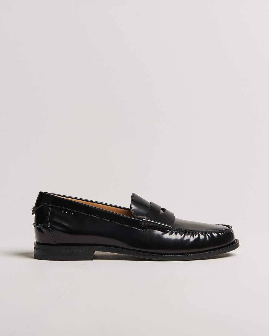 Hombres | Bally Charlex Leather Moccasin Black | Bally | Charlex Leather Moccasin Black