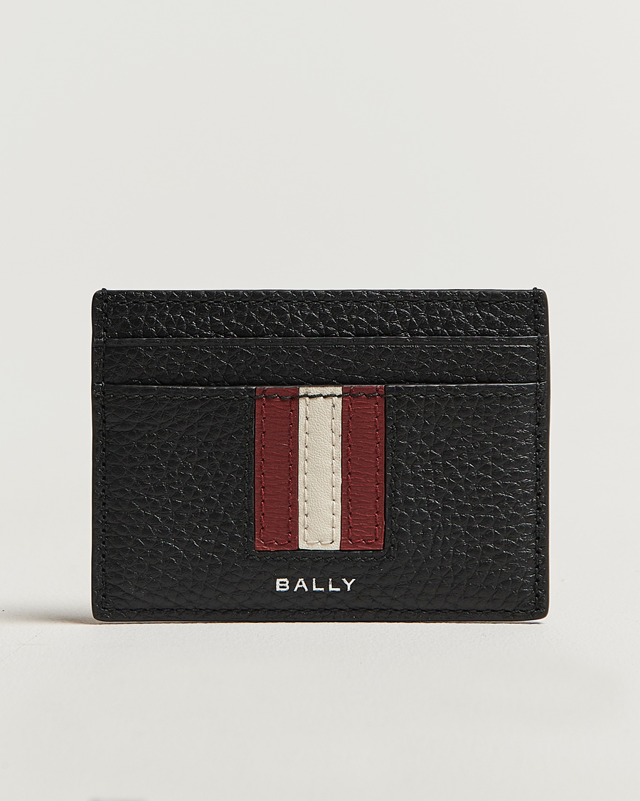 Hombres | Bally RBN Leather Card Case Black | Bally | RBN Leather Card Case Black