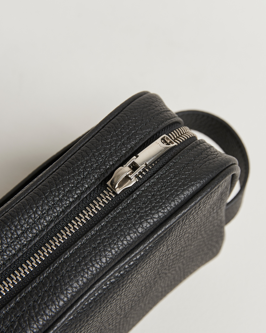 Hombres | Bally RBN Leather Washbag Black | Bally | RBN Leather Washbag Black