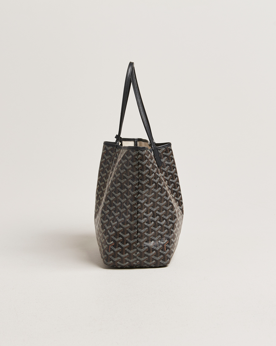 Goyard Pre-Owned Saint Louis PM Coated Canvas Tote Bag Black en