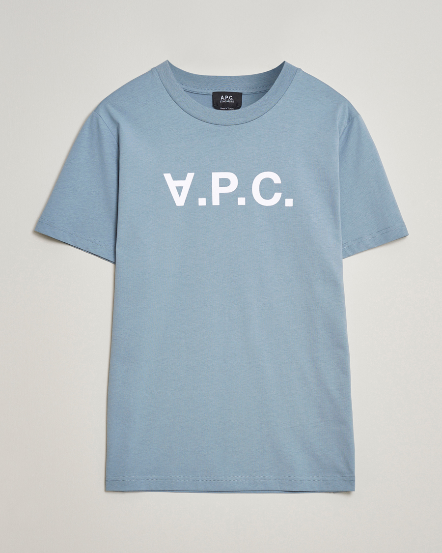 Hombres | Camisetas | A.P.C. | VPC T-Shirt Bleu Gris