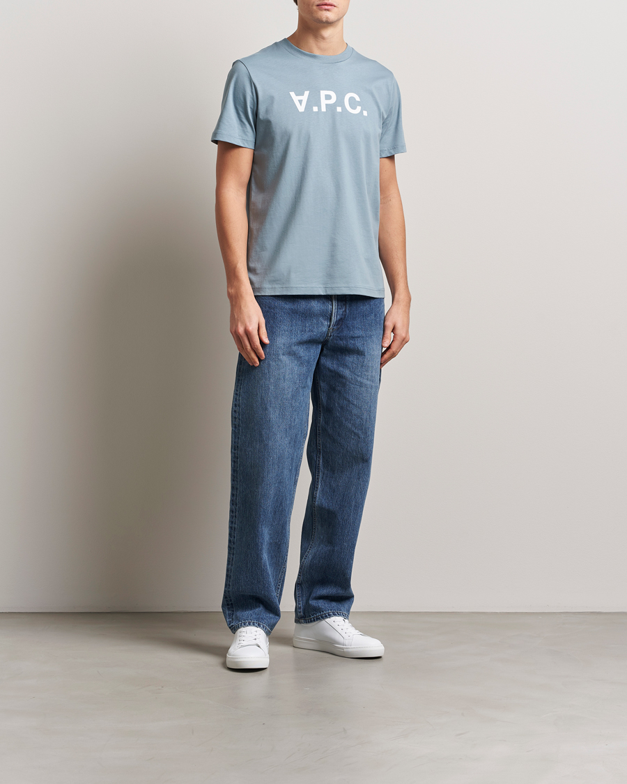 Hombres | Camisetas | A.P.C. | VPC T-Shirt Bleu Gris