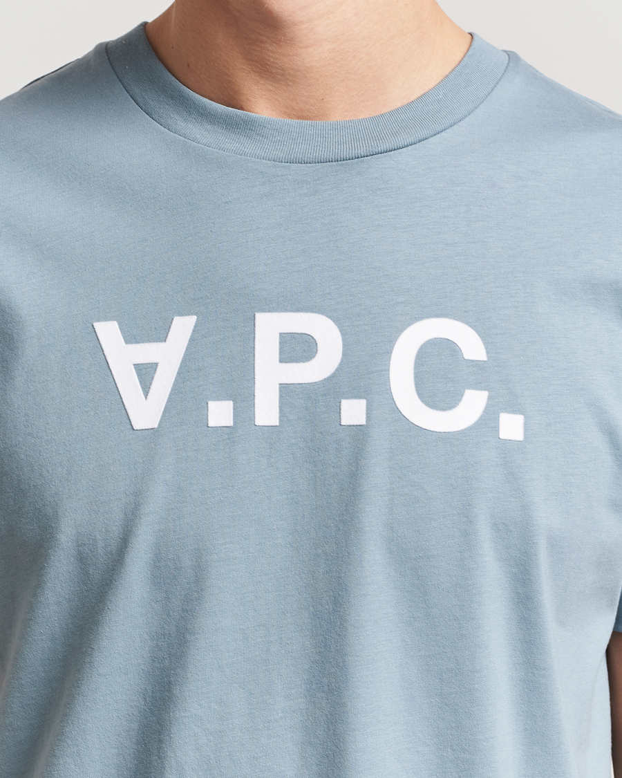Hombres | Camisetas | A.P.C. | VPC T-Shirt Bleu Gris