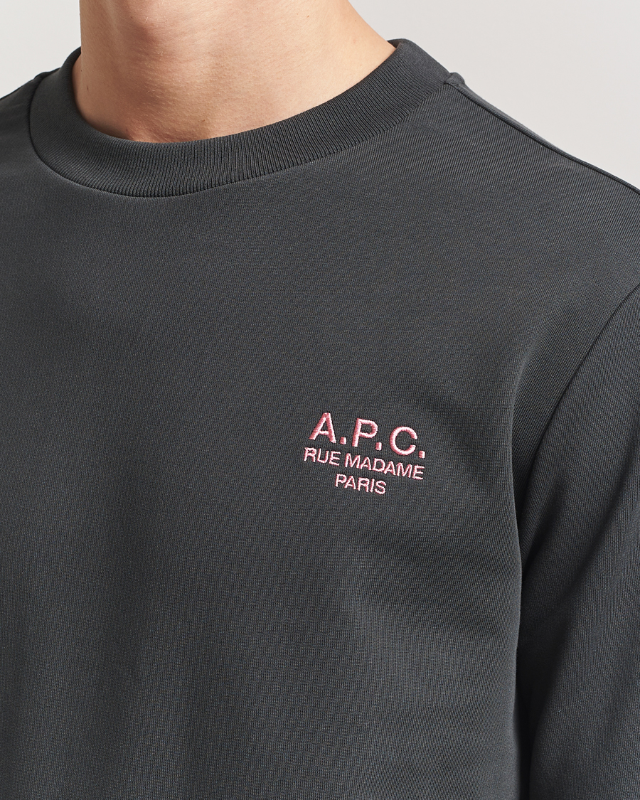 Hombres | Jerséis y prendas de punto | A.P.C. | Rue Madame Sweatshirt Anthracite