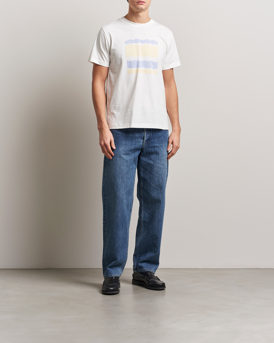 Hombres | Camisetas | A.P.C. | Malone Printed T-Shirt White