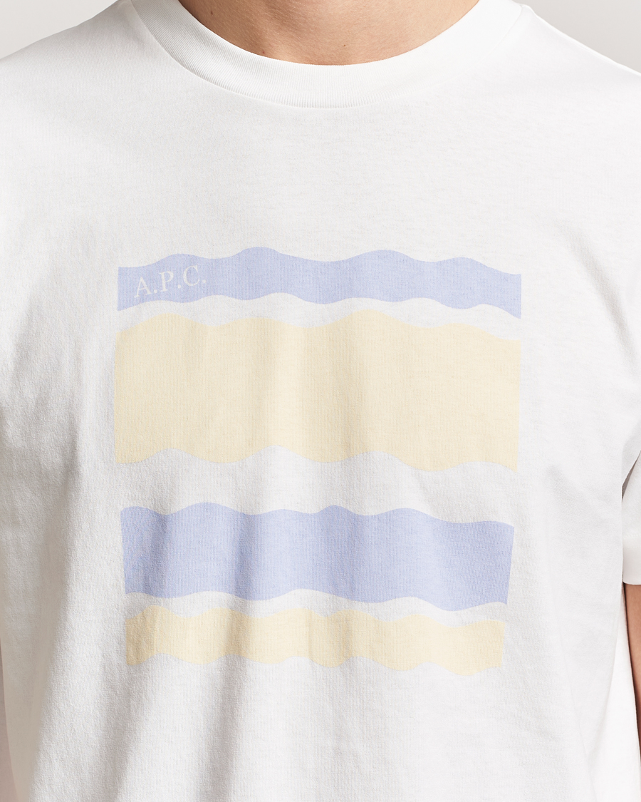 Hombres | Camisetas | A.P.C. | Malone Printed T-Shirt White