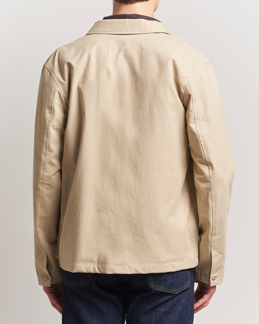 Hombres | Abrigos y chaquetas | A.P.C. | Rodney Textured Cotton Overshirt Beige