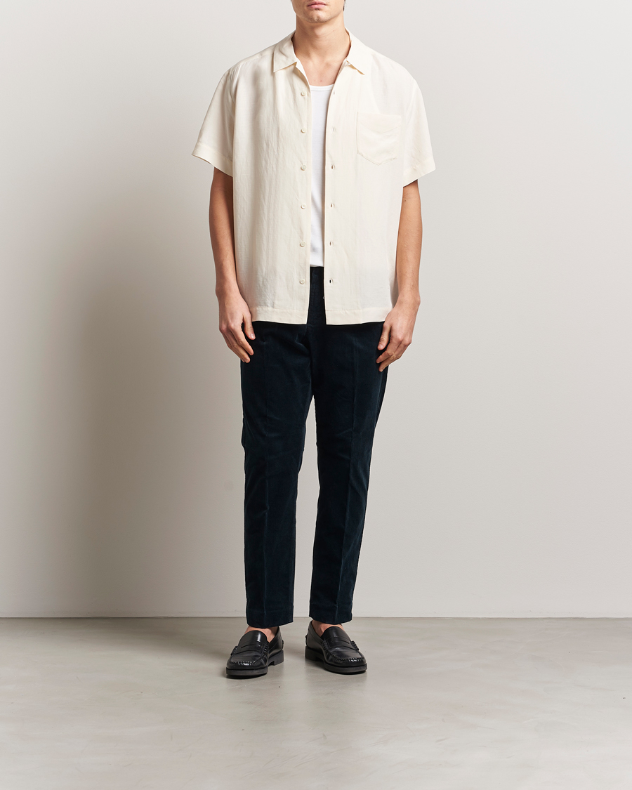 Hombres | Camisas | A.P.C. | Roy Woven Short Sleeve Shirt Ecru