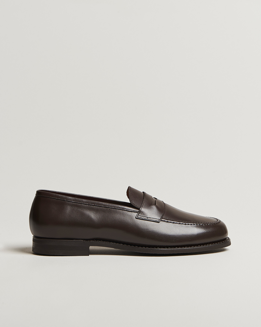 Hombres | Mocasines | Myrqvist | Stenhammar II Loafer Dark Brown Calf