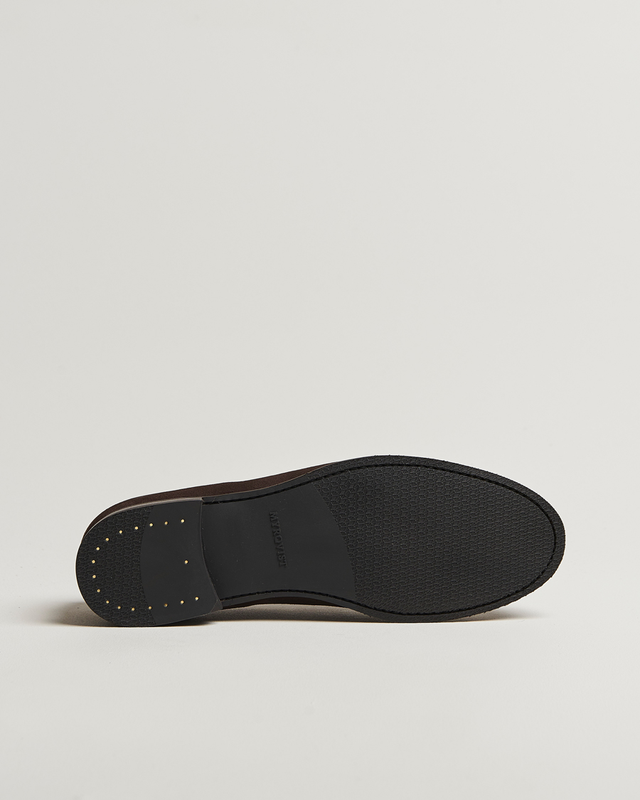 Hombres | Mocasines | Myrqvist | Stenhammar II Loafer Dark Brown Suede