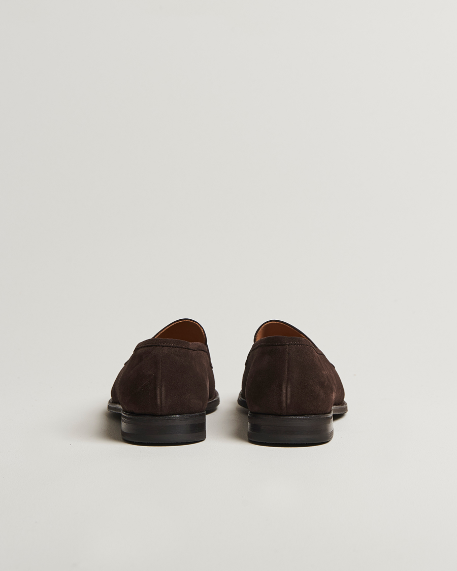 Hombres | Mocasines | Myrqvist | Stenhammar II Loafer Dark Brown Suede