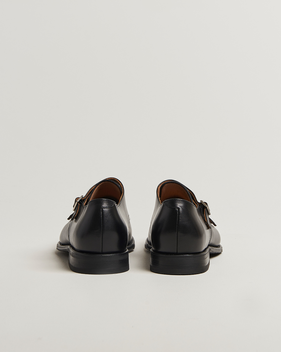 Hombres | Myrqvist Ålsten Double Monkstrap Black Calf | Myrqvist | Ålsten Double Monkstrap Black Calf