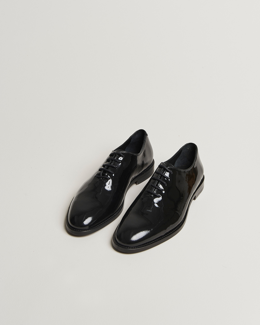 Hombres | Zapatos de charol | Myrqvist | Drottningholm Patent Shoe Black
