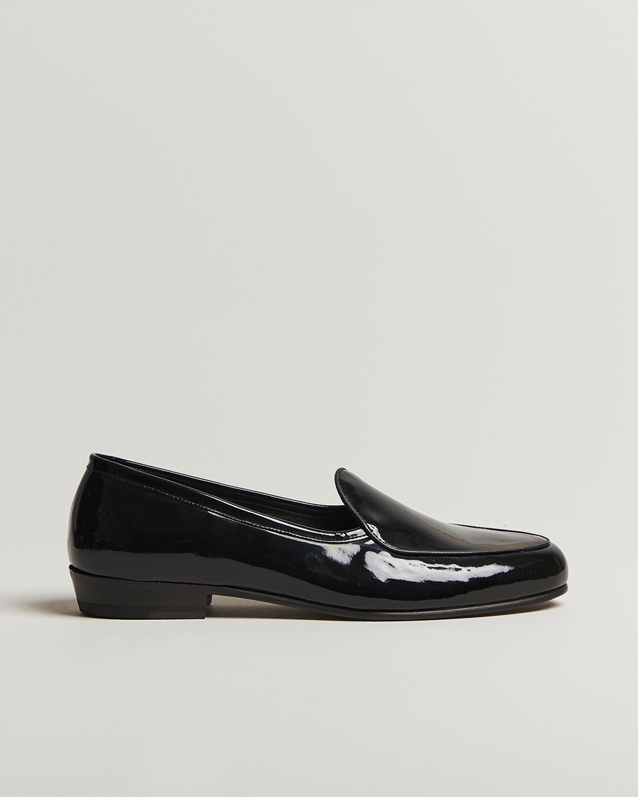 Hombres | Zapatos de charol | Myrqvist | Ängby Patent Loafer Black