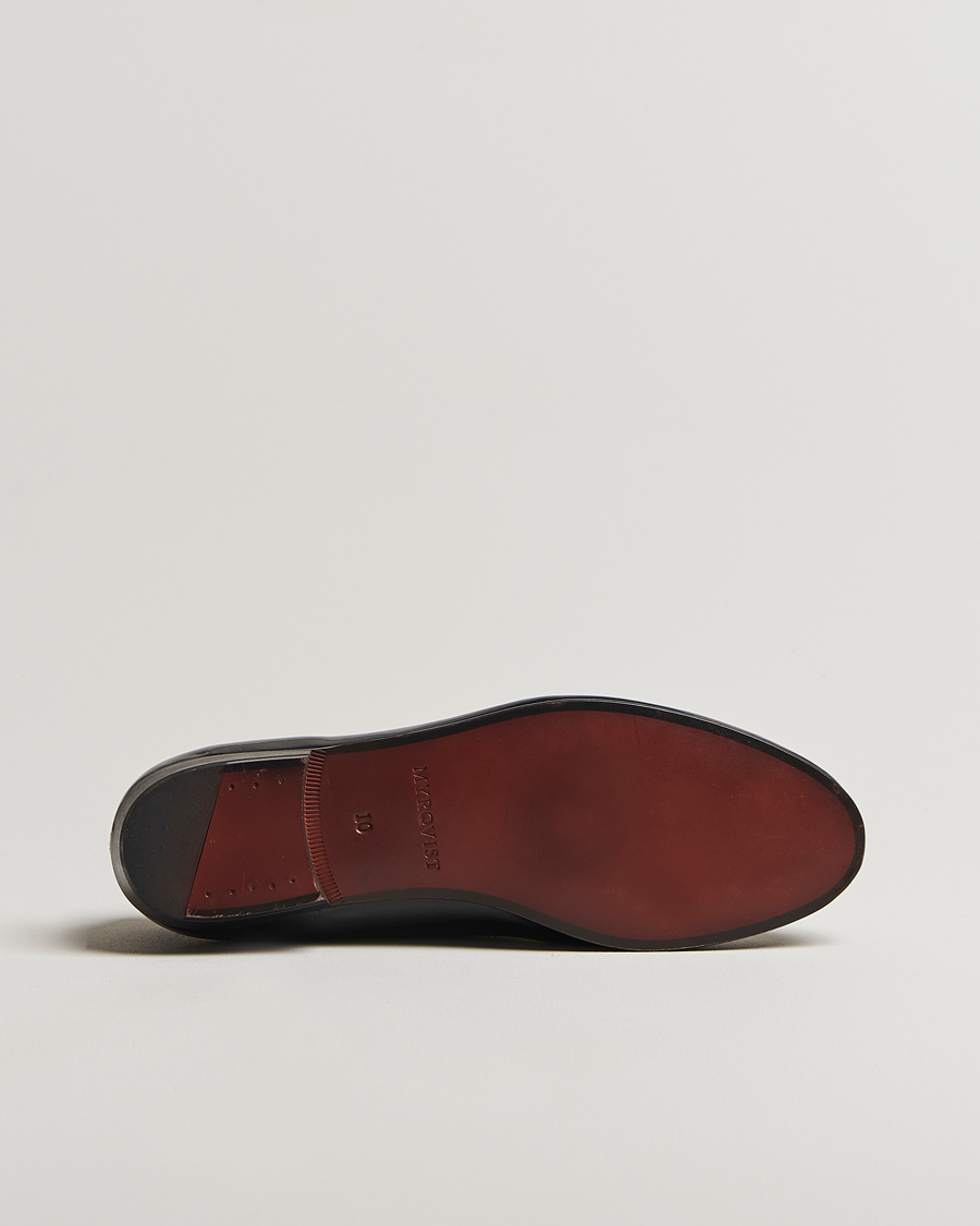 Hombres | Zapatos de charol | Myrqvist | Ängby Patent Loafer Black