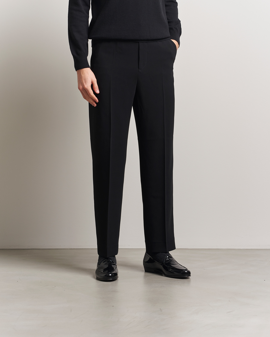 Hombres | Zapatos de charol | Myrqvist | Ängby Patent Loafer Black