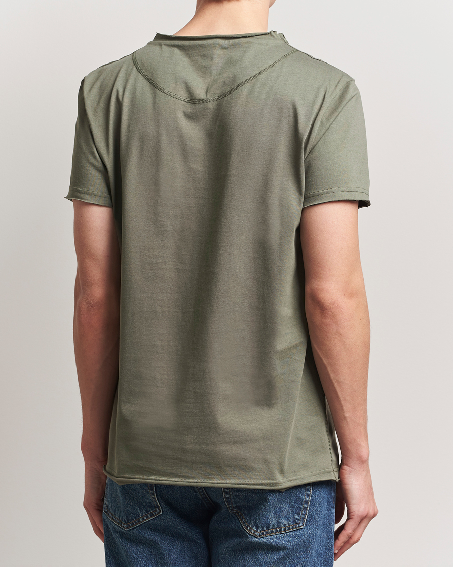 Hombres | Camisetas | Bread & Boxers | Crew Neck Relaxed T-Shirt Khaki Green