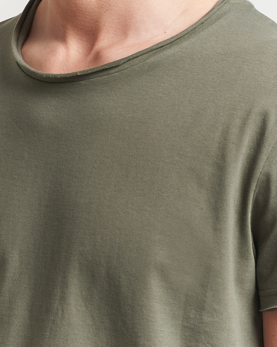 Hombres | Camisetas | Bread & Boxers | Crew Neck Relaxed T-Shirt Khaki Green