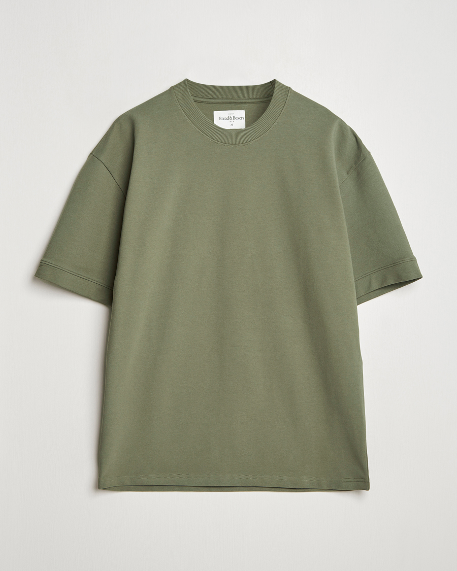 Hombres | Camisetas | Bread & Boxers | Loungewear T-Shirt Khaki Green