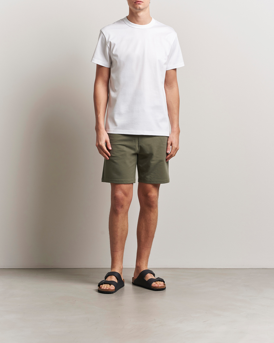 Hombres | Pantalones cortos | Bread & Boxers | Loungewear Shorts Khaki Green
