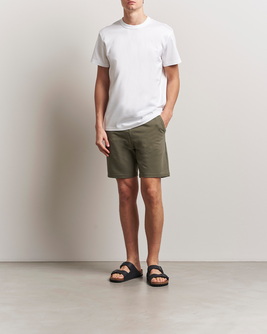Hombres | Camisetas | Bread & Boxers | Pima Cotton Crew Neck T-Shirt White