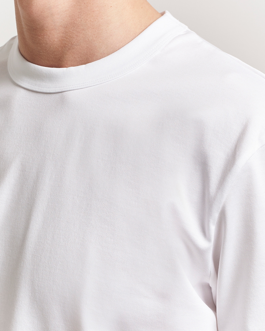 Hombres | Camisetas | Bread & Boxers | Pima Cotton Crew Neck T-Shirt White