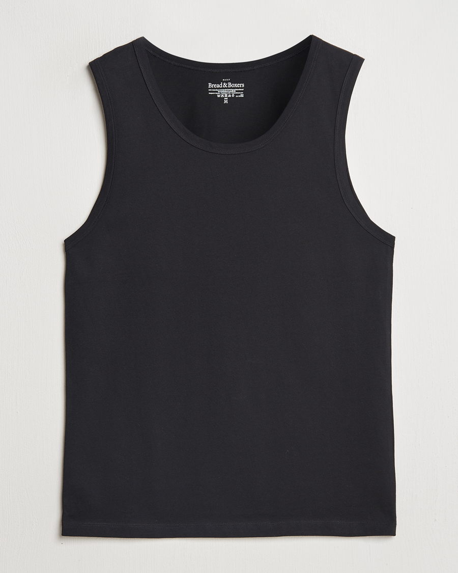 Hombres | Camisetas | Bread & Boxers | Relaxed Tank Top Black