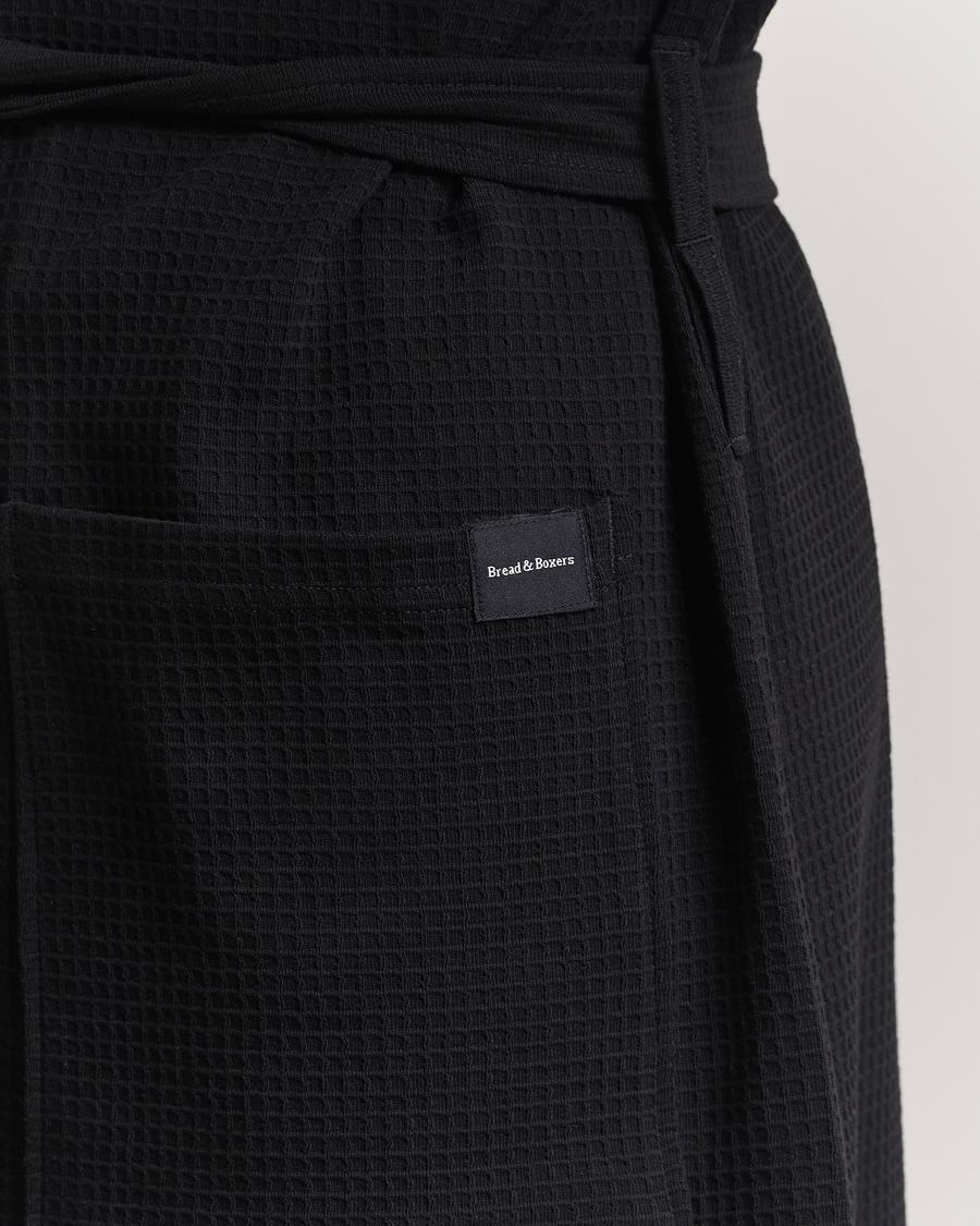 Hombres | Pijamas y batas | Bread & Boxers | Waffle Robe Black