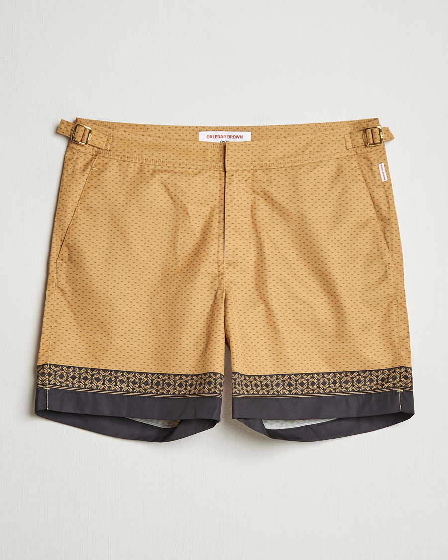 Hombres | Bañadores | Orlebar Brown | Bulldog Gold Bullion Swimshorts Gold/Black