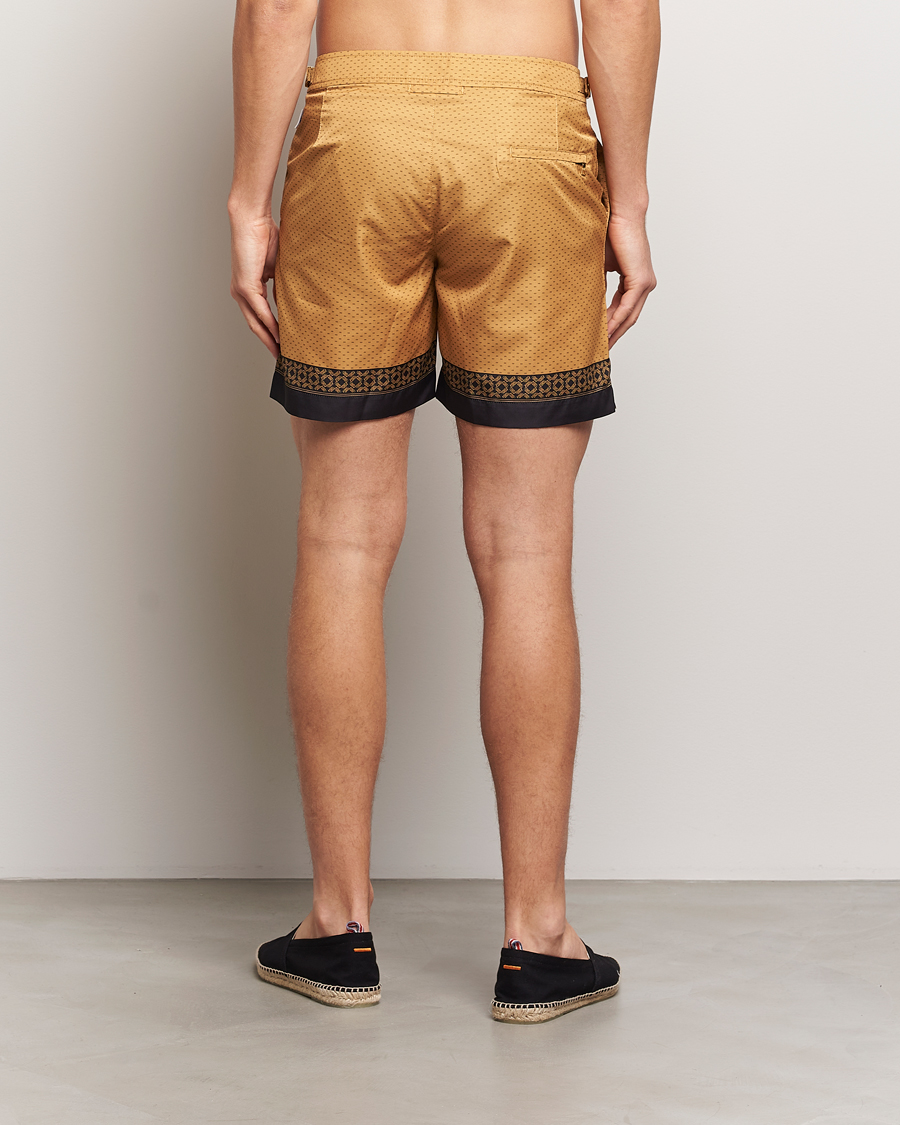 Hombres | Bañadores | Orlebar Brown | Bulldog Gold Bullion Swimshorts Gold/Black