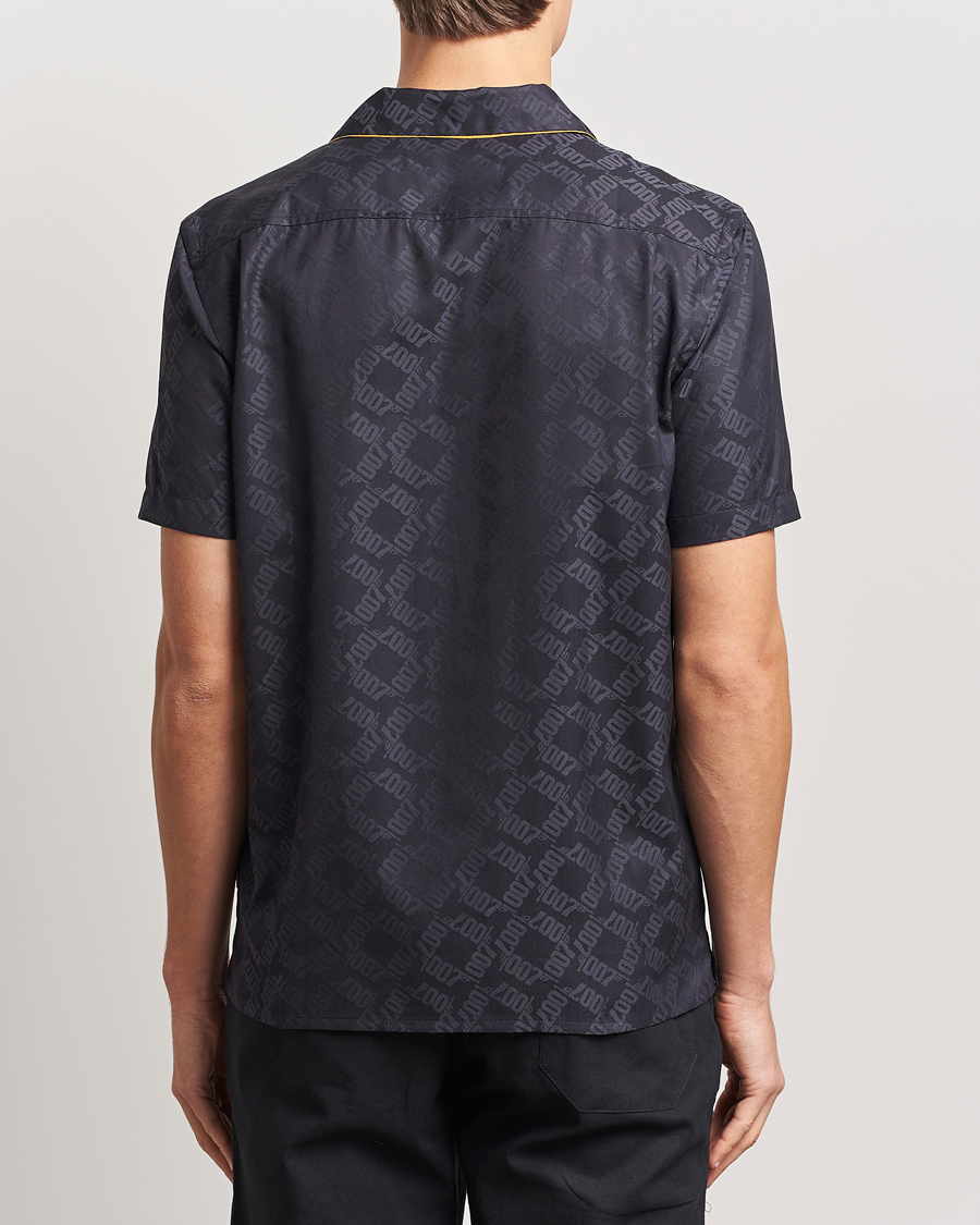 Hombres | Camisas | Orlebar Brown | Hibbert 007 Monogram Shirt Black