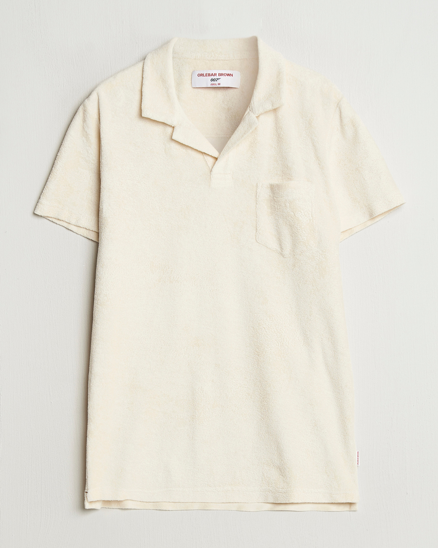 Hombres | Polos | Orlebar Brown | Terry 007 Polo Latte
