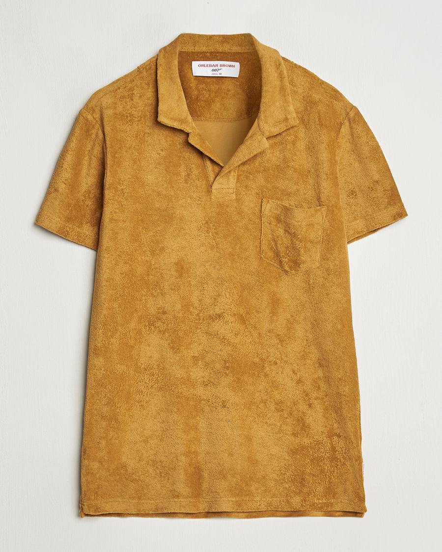 Hombres | Polos | Orlebar Brown | Terry 007 Polo Gold