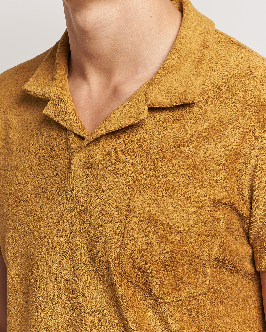 Hombres | Polos | Orlebar Brown | Terry 007 Polo Gold