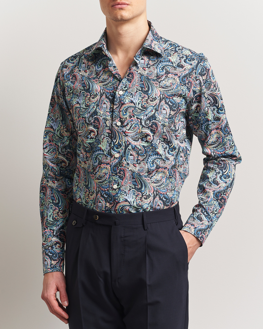 Hombres | Camisas | Eton | Slim Fit Signature Twill Printed Shirt Multi
