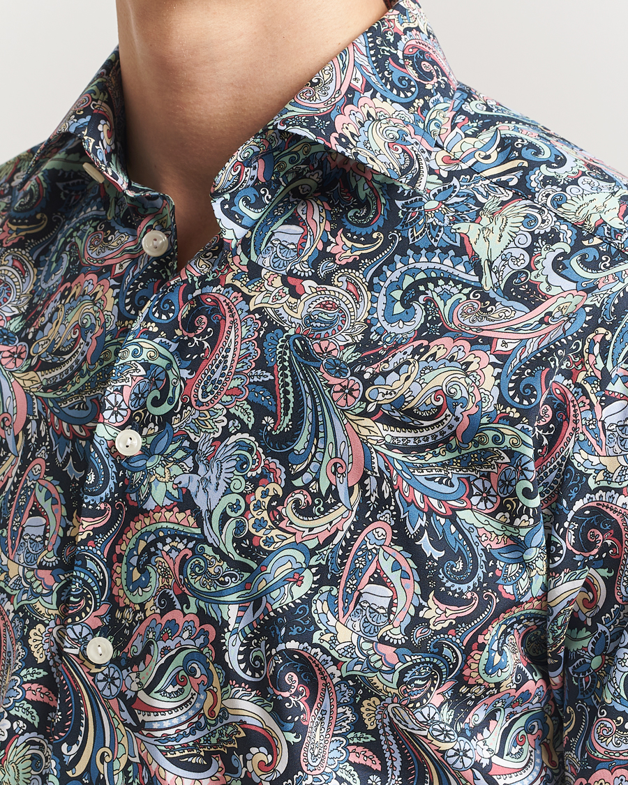 Hombres | Camisas | Eton | Slim Fit Signature Twill Printed Shirt Multi