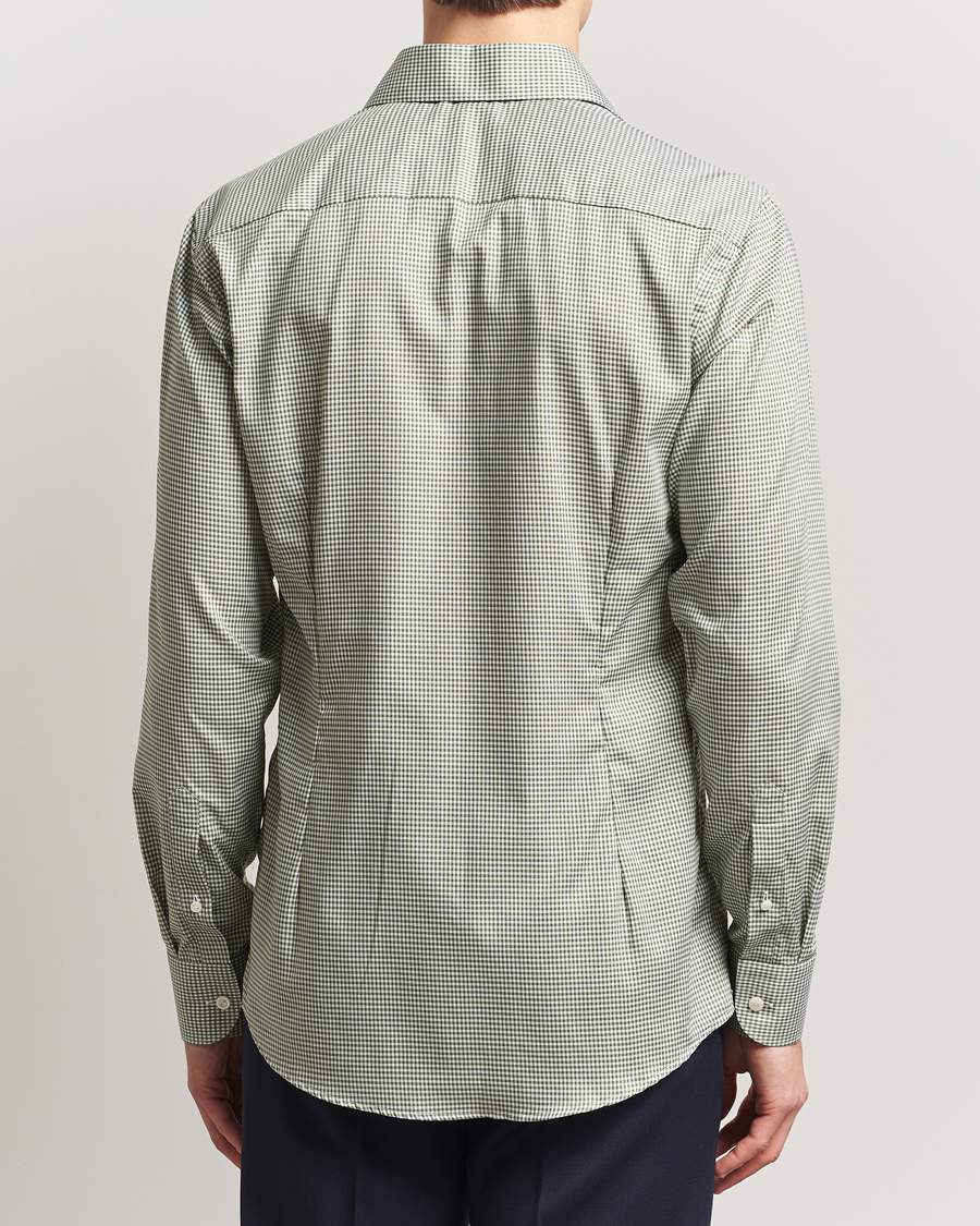 Hombres | Camisas | Eton | Slim Fit Checked Signature Shirt Green/White