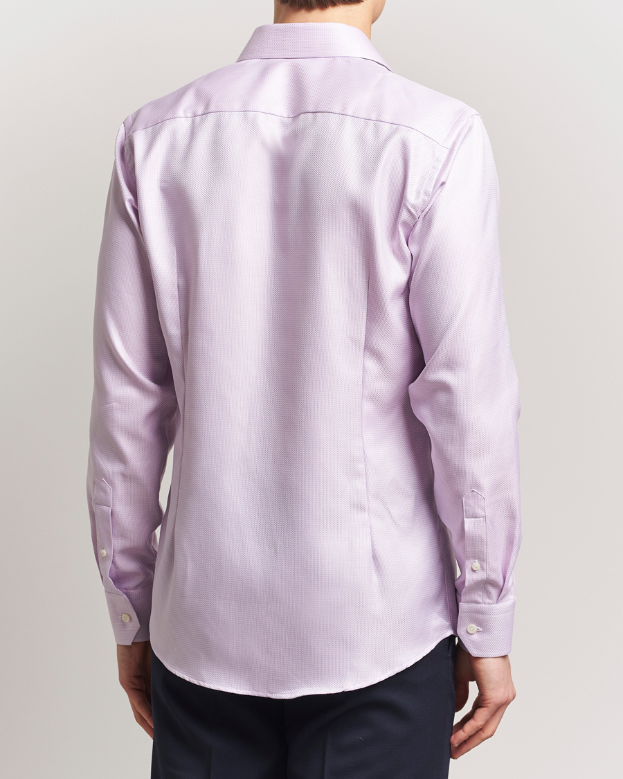 Hombres | Camisas | Eton | Slim Fit Signature Dobby Shirt Pink