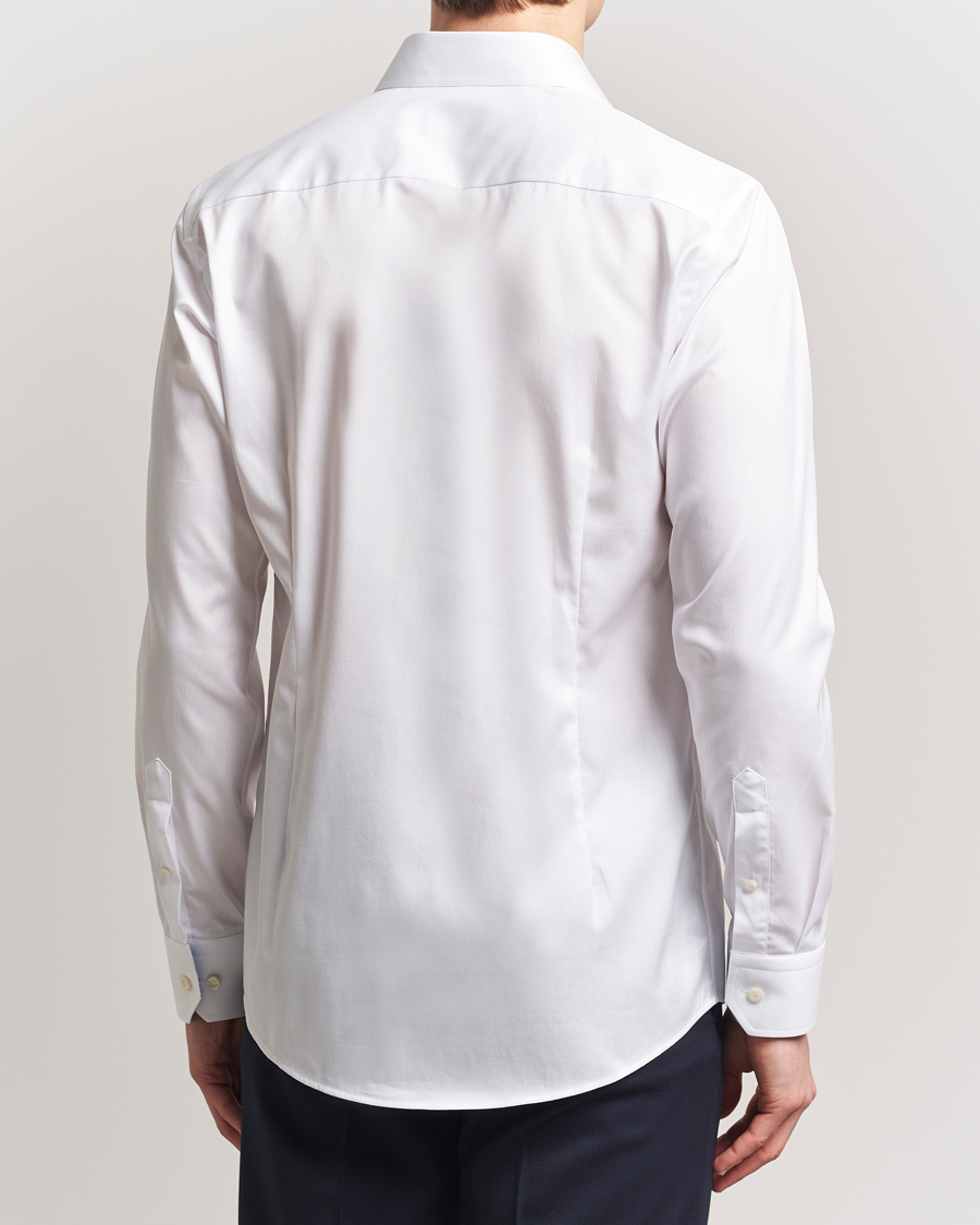 Hombres | Camisas | Eton | Slim Fit Signature Twill Contrast Shirt White