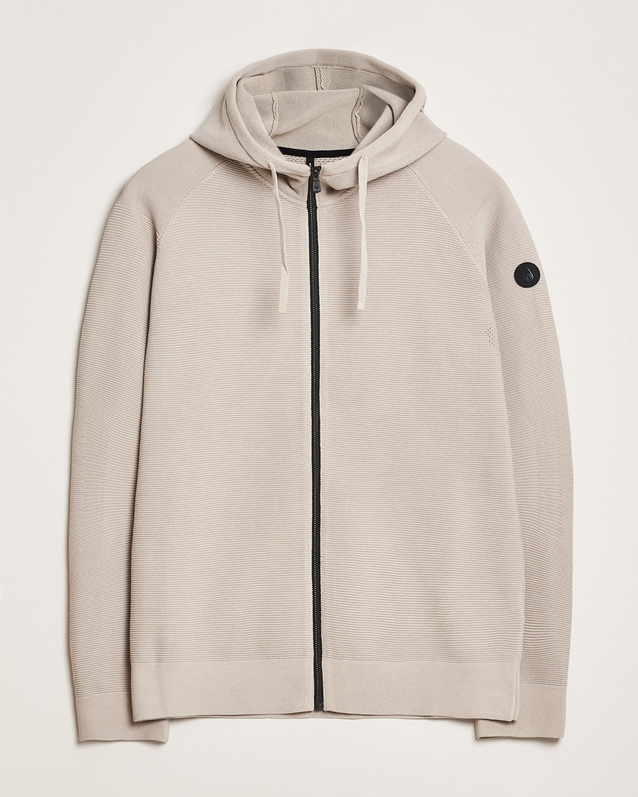 Hombres | Jerséis y prendas de punto | Sail Racing | Element Seamless Hooded Full Zip Sand