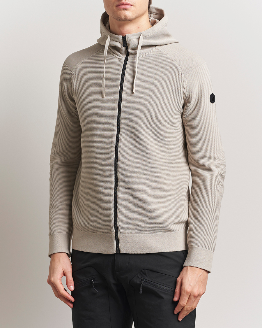 Hombres | Jerséis y prendas de punto | Sail Racing | Element Seamless Hooded Full Zip Sand