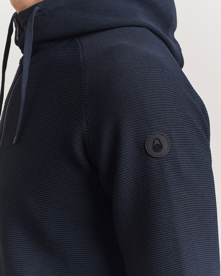 Hombres | Jerséis y prendas de punto | Sail Racing | Element Seamless Hooded Full Zip Dark Navy