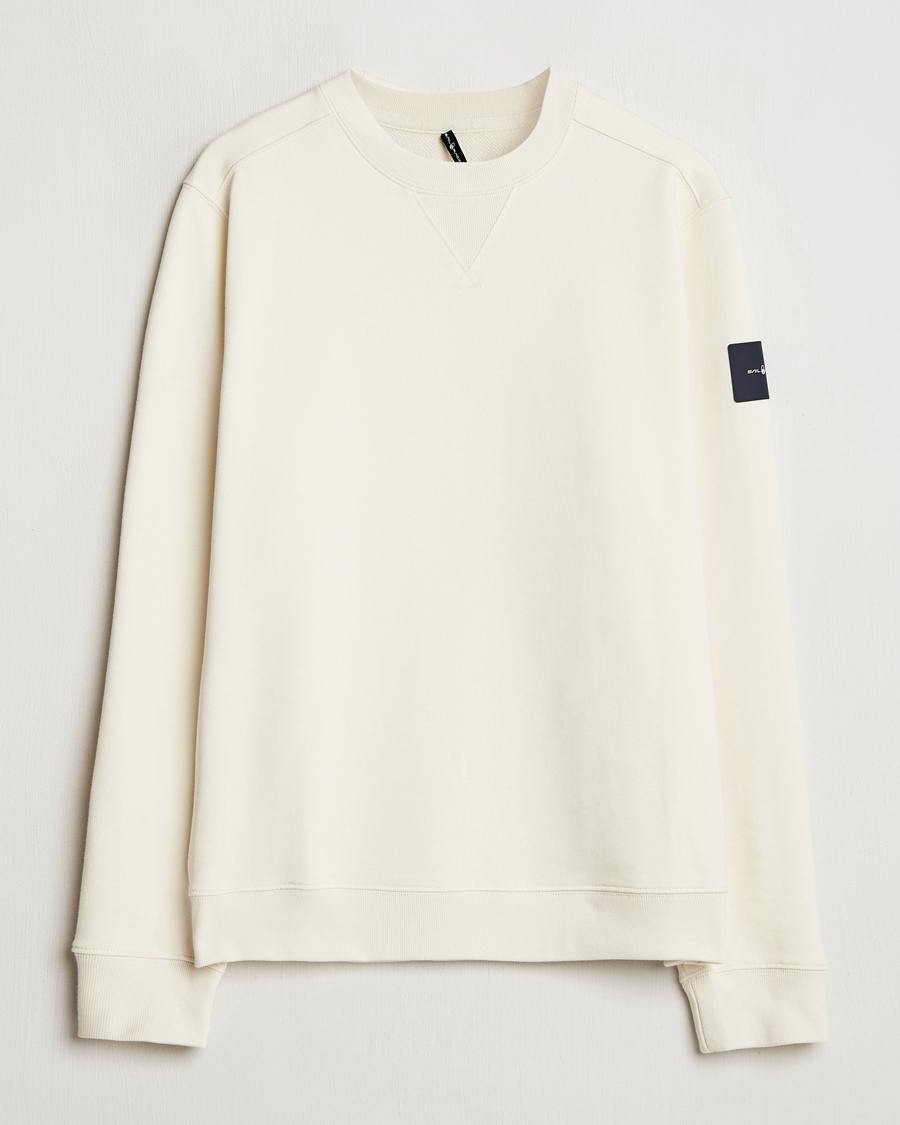 Hombres | Jerséis y prendas de punto | Sail Racing | Wind Crew Neck Sweatshirt Off White