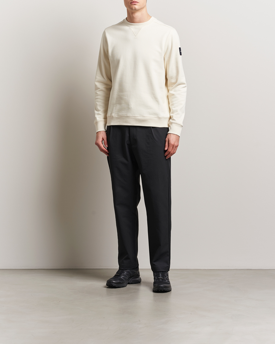 Hombres | Jerséis y prendas de punto | Sail Racing | Wind Crew Neck Sweatshirt Off White