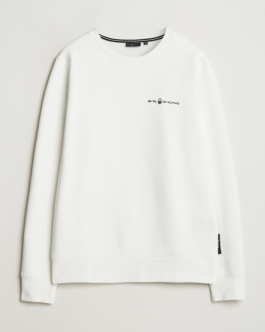 Hombres | Jerséis y prendas de punto | Sail Racing | Bowman Crew Neck Sweatshirt Storm White